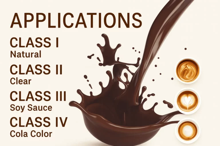 caramel color class I-IV