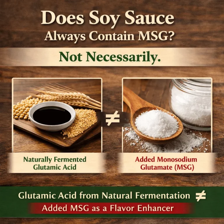Is soy sauce MSG-free