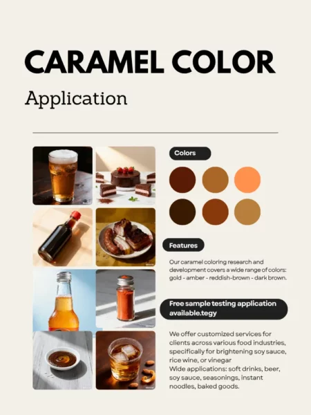 caramel color application