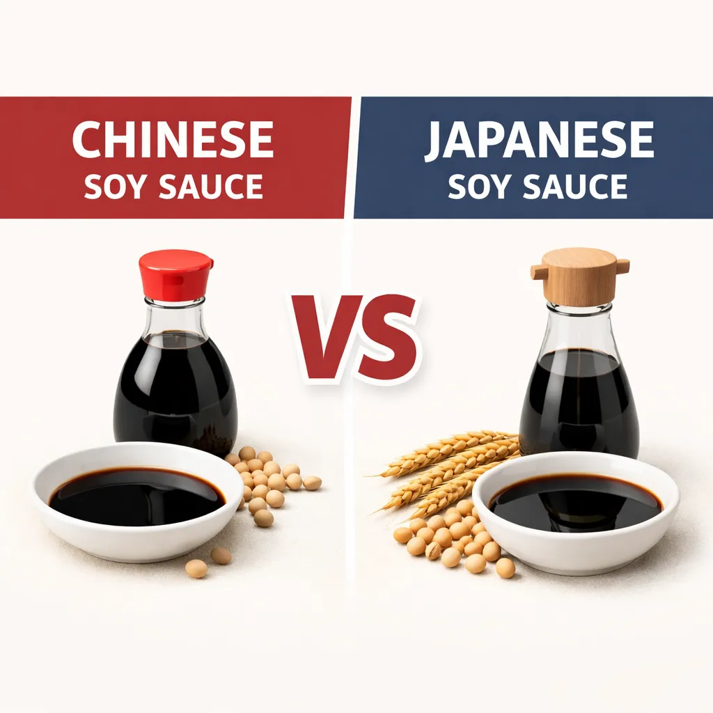 CHINESE SOY SAUCE VS JANPANESE SOY SAUCE