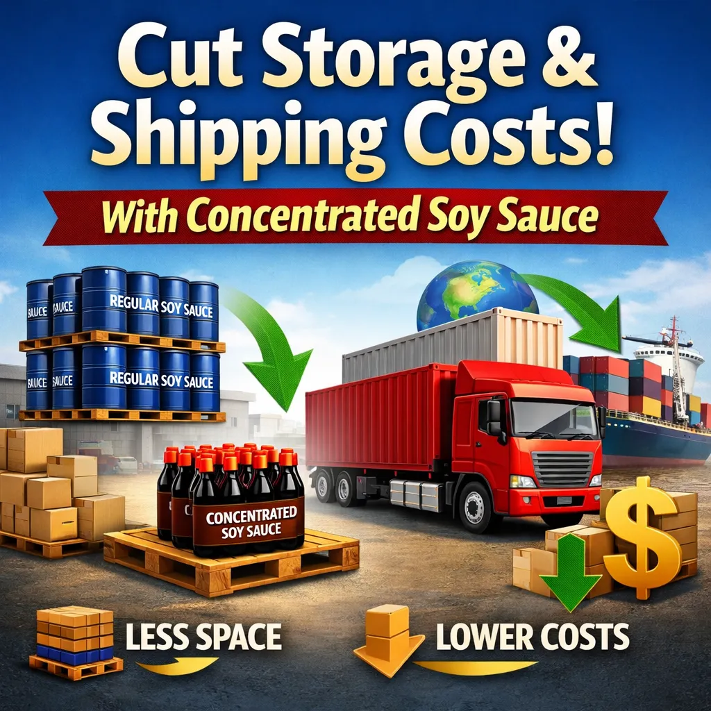 Cut Storage &Shipping Costs With Concentrated Soy Sauce