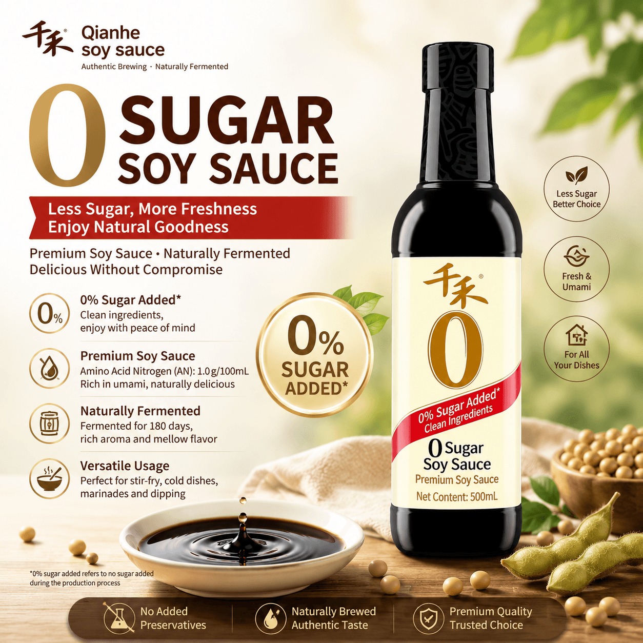 0 sugar soy sauce