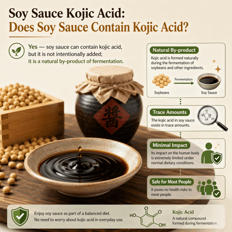 Does Soy Sauce Contain Kojic Acid