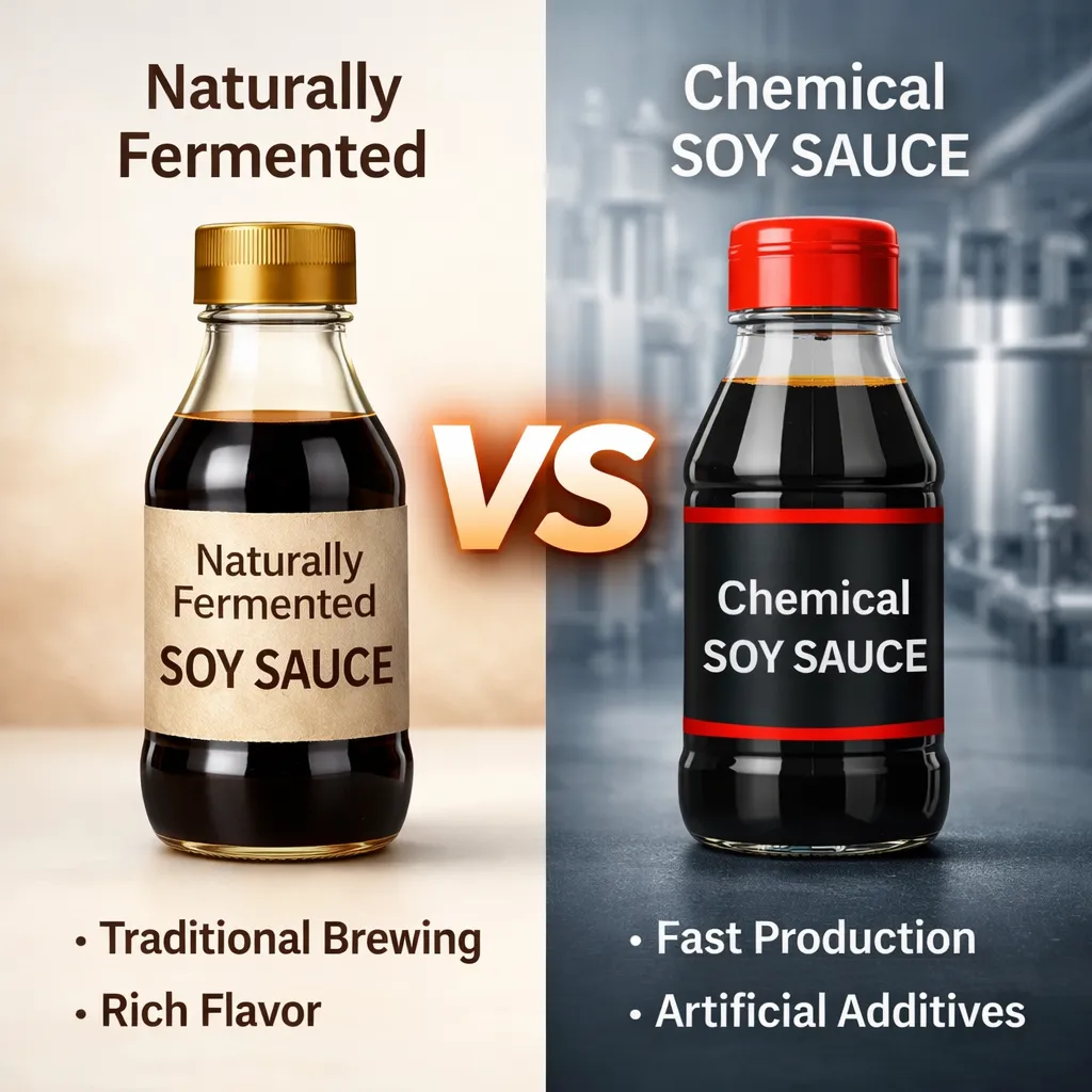 Naturally Fermented Soy Sauce vs Chemical Soy Sauce