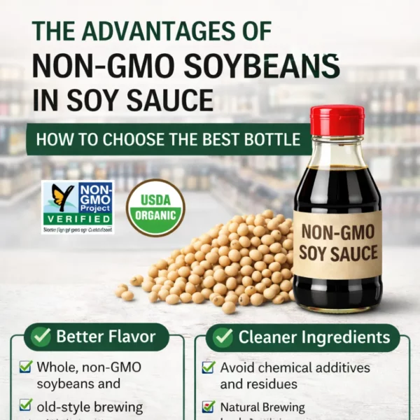 Non-GMO soy sauce