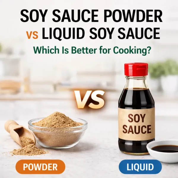 SOY SAUCE POWDER VS LIQUID SOY SAUCE