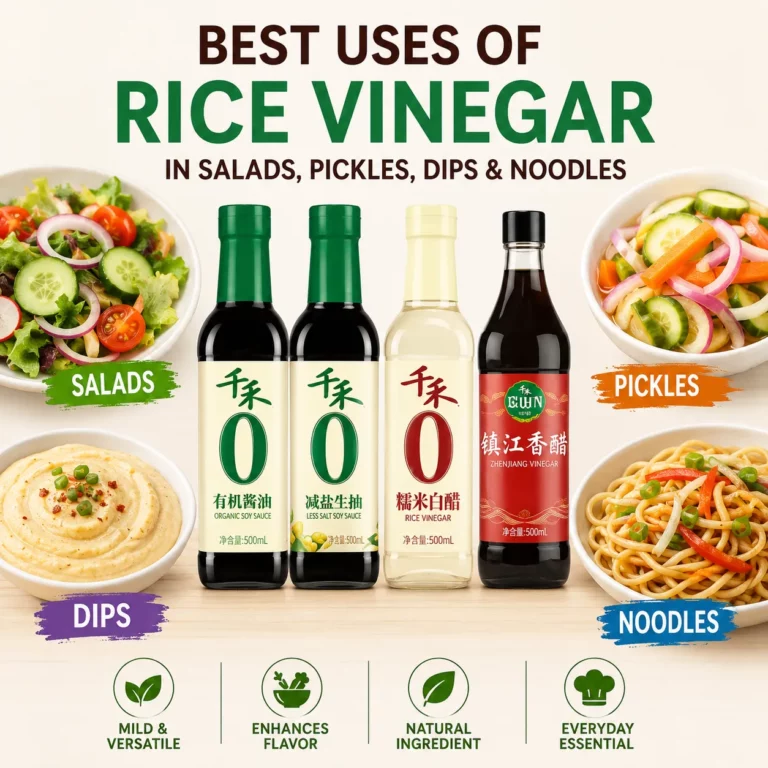 Best Uses of Rice Vinegar in Salads, Pickles, Dips, and Noodles