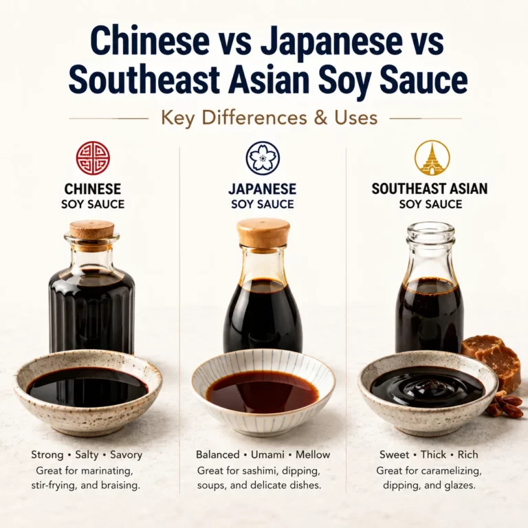 Chinese vs Japanese vs Southeast Asian Soy Sauce