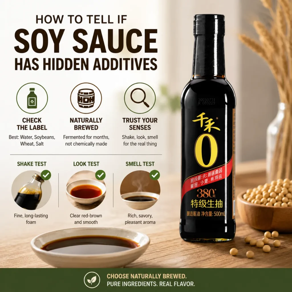 How to Tell If Soy Sauce Has Hidden Additives