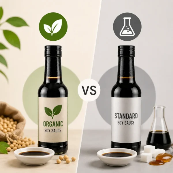 Certified Organic vs. Standard Soy Sauce