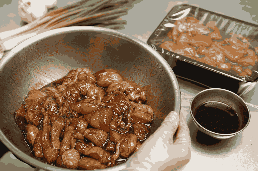 Marinades and ready meals with soy sauce base