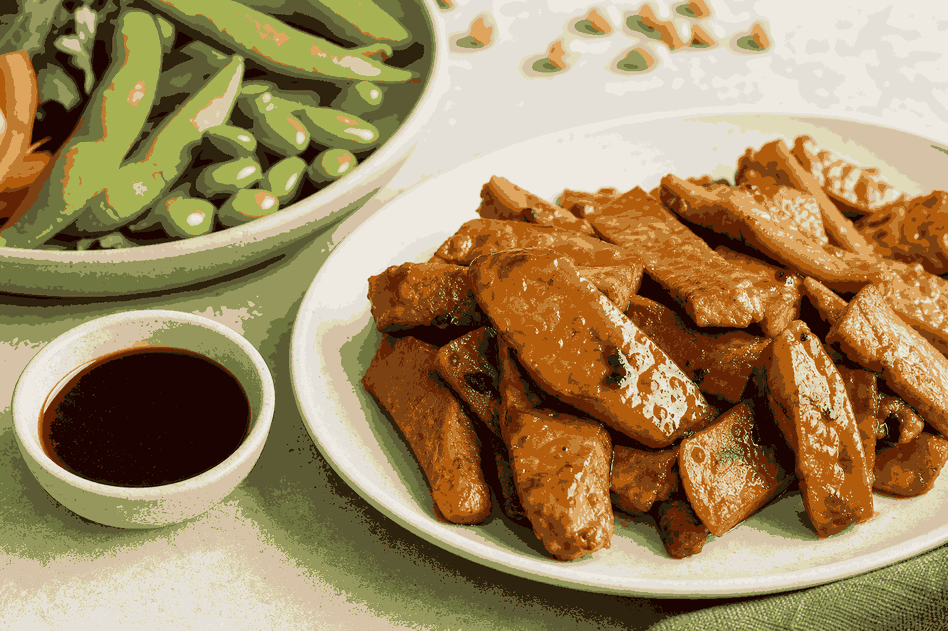 Plant-based foods with soy sauce base
