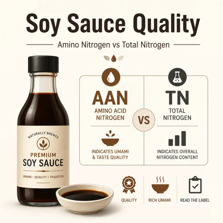 Amino Acid Nitrogen vs. Total Nitrogen in Soy Sauce