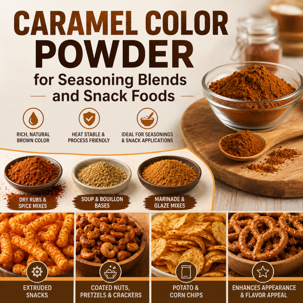 Caramel Color Powder for Seasoning Blends and Snack Foods