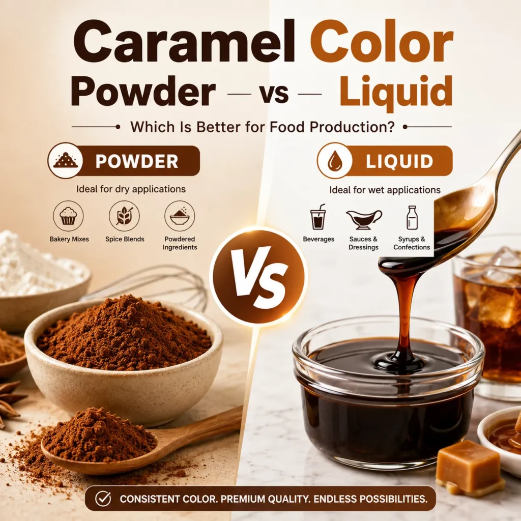 Caramel Color Powder vs Liquid