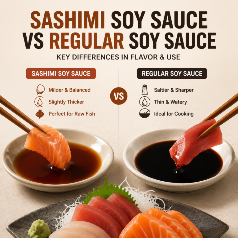 Sashimi Soy Sauce vs Regular Soy Sauce