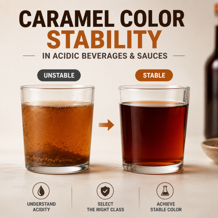 Why Caramel Color Fails in Acidic Formulations