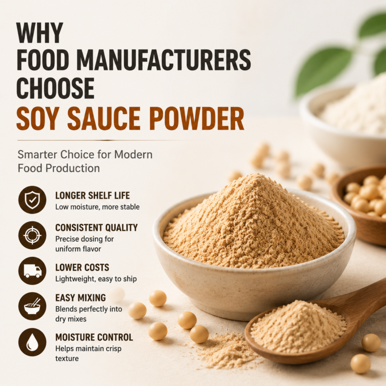Why Food Manufacturers Choose Soy Sauce Powder