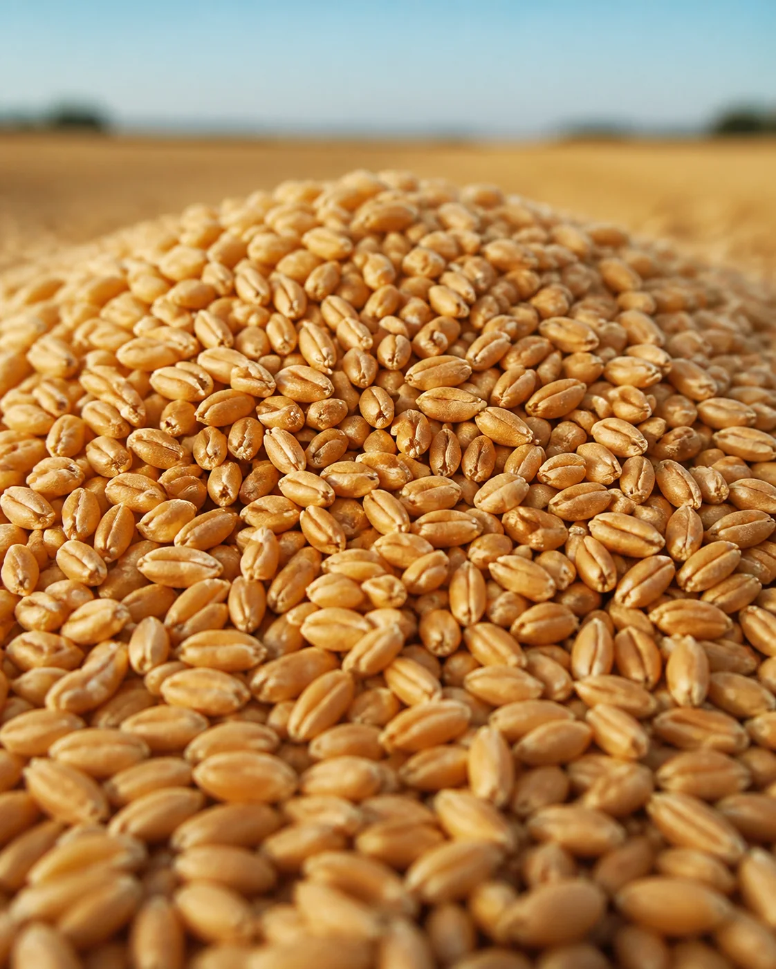 Premium Grade 1 wheat grains used for soy sauce fermentation
