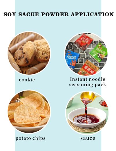 Soy sauce powder application